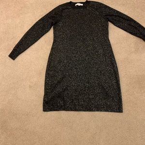 Ann Taylor Loft Shimmer Sweater Dress